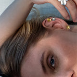 Firkløver ear cuff, sølv