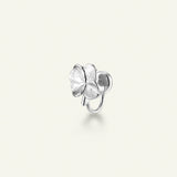 Firkløver ear cuff, sølv
