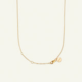 Dild halskæde med Vedhæng Forgyldt, justerbar kæde