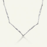 Græs Halskæde Sølv