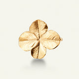 Firkløver hair clip, forgyldt