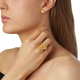 Persille Statement Ring Forgyldt