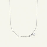 Persille halskæde med Vedhæng Sølv, justerbar kæde