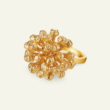 Dillblomst, Statement Ring Forgylt