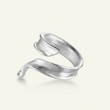 Græs Statement Ring Sølv