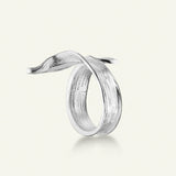 Græs Statement Ring Sølv