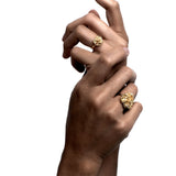 Persille Statement Ring Forgyldt