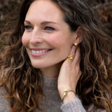 Forglemmigej Blomst, Statement ring forgylt