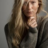 Forglemmigej Statement ring forgyldt