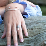 Græs Armbånd Sølv