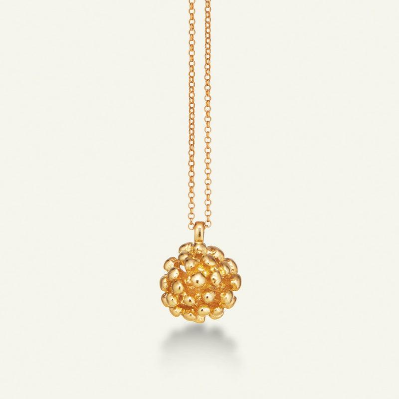 Dild halskæde med Vedhæng Forgyldt, justerbar kæde