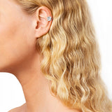 Firkløver ear cuff, sølv