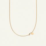 Firkløver statement halskæde med stort vedhæng, forgyldt