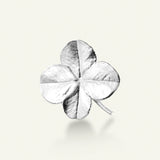 Firkløver broche sølv