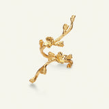 Forglemmigej Statement ring forgyldt