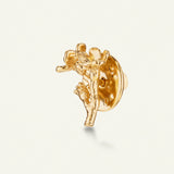 Forglemmigej pin forgyldt