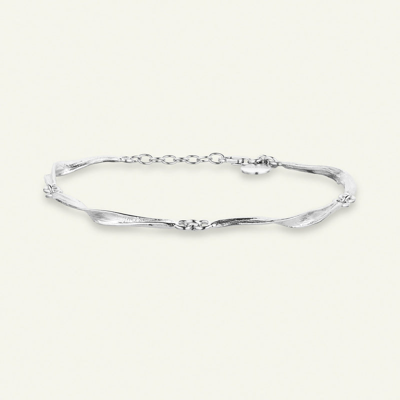 Græs Armbånd Sølv