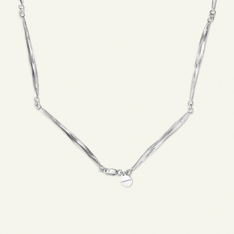 Græs Halskæde Sølv