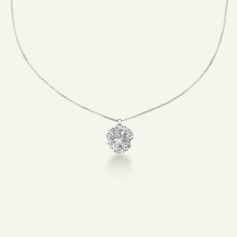 Persille halskæde med Vedhæng Sølv, justerbar kæde