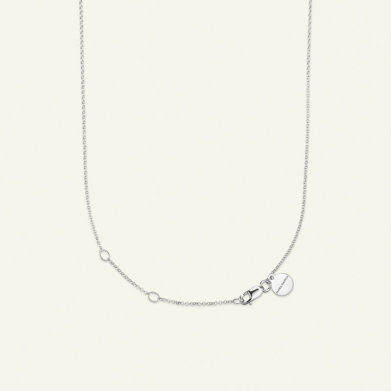 Persille halskæde med Vedhæng Sølv, justerbar kæde