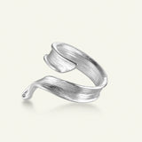 Græs Statement Ring Sølv